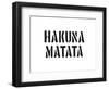 Hakuna Matata-SM Design-Framed Art Print