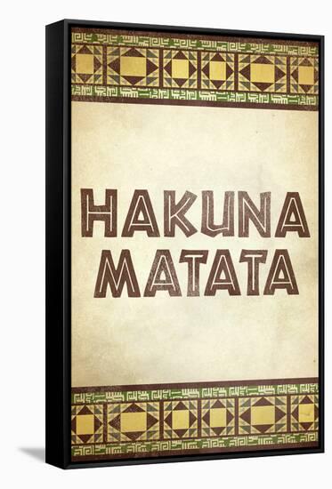 Hakuna Matata-null-Framed Stretched Canvas