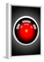 Hal 9000 Camera Eye Screen Movie Poster-null-Framed Poster