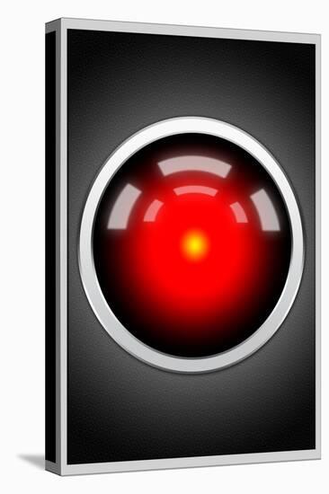 Hal 9000 Camera Eye Screen Movie-null-Stretched Canvas