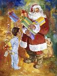 Santa with Globe-Hal Frenck-Giclee Print