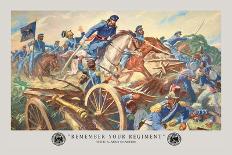 Remember Your Regiment, Mexican-American War-Hal Stone-Stretched Canvas