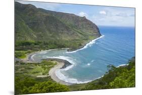Halawa Bay on the Island of Molokai, Hawaii, United States of America, Pacific-Michael Runkel-Mounted Photographic Print