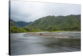 Halawa Bay on the Island of Molokai, Hawaii, United States of America, Pacific-Michael Runkel-Stretched Canvas