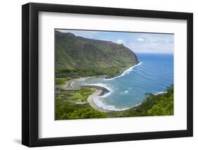 Halawa Bay on the Island of Molokai, Hawaii, United States of America, Pacific-Michael Runkel-Framed Photographic Print