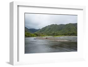 Halawa Bay on the Island of Molokai, Hawaii, United States of America, Pacific-Michael Runkel-Framed Photographic Print