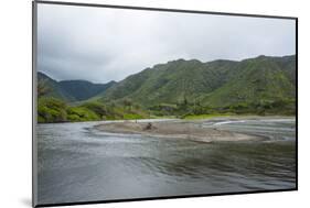 Halawa Bay on the Island of Molokai, Hawaii, United States of America, Pacific-Michael Runkel-Mounted Photographic Print