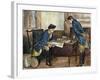 Hale and Washington in Nyc-Howard Pyle-Framed Giclee Print