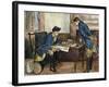 Hale and Washington in Nyc-Howard Pyle-Framed Giclee Print