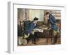 Hale and Washington in Nyc-Howard Pyle-Framed Giclee Print