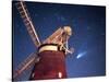 Hale Bopp Comet in Sky Over Thaxted Essex-null-Stretched Canvas