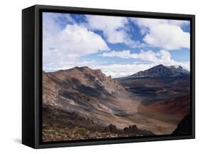 Haleakala Crater on the Island of Maui, Hawaii, United States of America, North America-Ken Gillham-Framed Stretched Canvas