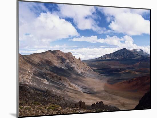 Haleakala Crater on the Island of Maui, Hawaii, United States of America, North America-Ken Gillham-Mounted Photographic Print