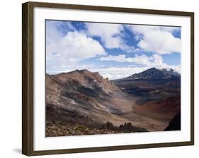 Haleakala Crater on the Island of Maui, Hawaii, United States of America, North America-Ken Gillham-Framed Photographic Print