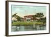 Haleiwa Hotel, Oahu, Hawaii-null-Framed Art Print