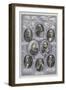 Half a Century of Personal Change, Leaders of England in 1842-null-Framed Giclee Print