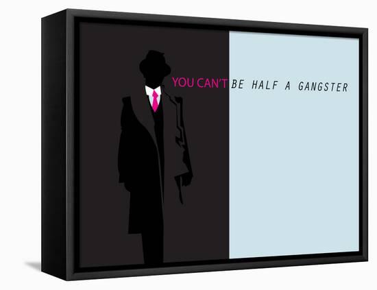 Half a Gangster 7-null-Framed Stretched Canvas