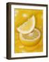 Half a Grapefruit and a Wedge of Grapefruit-Michael Meisen-Framed Photographic Print