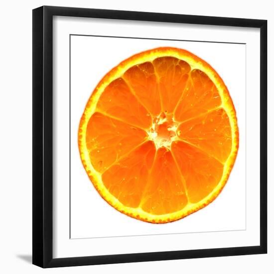 Half a Mandarin Orange-Steven Morris-Framed Photographic Print