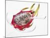 Half a Pitahaya in Glass Bowl with Teaspoon-Dieter Heinemann-Mounted Photographic Print