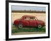 Half a Skoda on a Wall in a Car Salesyard Near Piestany, Slovakia, Europe-Strachan James-Framed Photographic Print