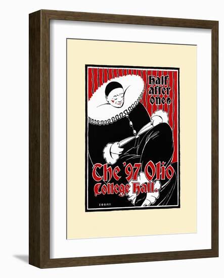 Half After One, The '97 Olio College Hall-Elisha Brown Bird-Framed Art Print