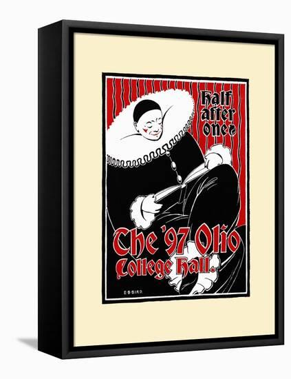 Half after One, the '97 Olio College Hall-Elisha Brown Bird-Framed Stretched Canvas