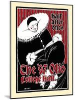 Half after One, the '97 Olio College Hall-Elisha Brown Bird-Mounted Art Print