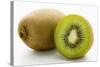 Half and Whole Kiwi Fruit-Greg Elms-Stretched Canvas