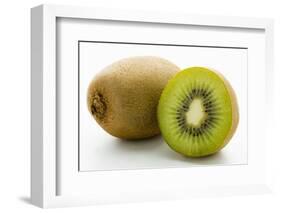 Half and Whole Kiwi Fruit-Greg Elms-Framed Photographic Print