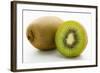 Half and Whole Kiwi Fruit-Greg Elms-Framed Photographic Print