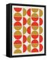 Half Circle Pattern-null-Framed Stretched Canvas