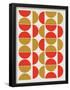 Half Circle Pattern-null-Framed Poster