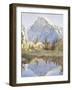 Half Dome and Mirror Lake, 1921-Gunnar Widforss-Framed Giclee Print