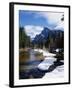 Half Dome and the Merced River in Winter-Gerald French-Framed Photographic Print