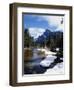 Half Dome and the Merced River in Winter-Gerald French-Framed Photographic Print