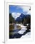 Half Dome and the Merced River in Winter-Gerald French-Framed Photographic Print