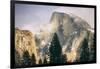 Half Dome and Wispy Clouds in Late Afternoon, Yosemite Valley-Vincent James-Framed Photographic Print