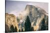 Half Dome and Wispy Clouds in Late Afternoon, Yosemite Valley-Vincent James-Stretched Canvas
