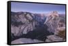 Half Dome and Yosemite Valley from Glacier Point, Yosemite National Park, California-Adam Burton-Framed Stretched Canvas