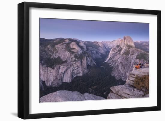 Half Dome and Yosemite Valley from Glacier Point, Yosemite National Park, California-Adam Burton-Framed Photographic Print