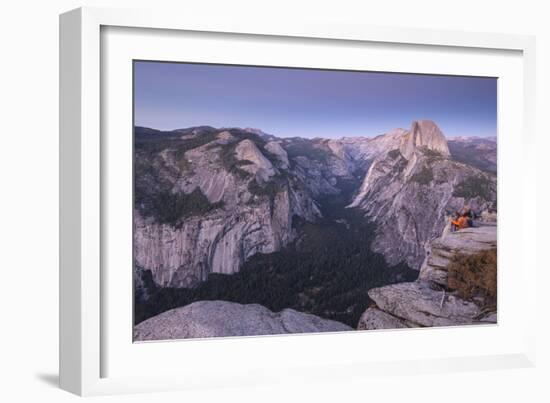 Half Dome and Yosemite Valley from Glacier Point, Yosemite National Park, California-Adam Burton-Framed Photographic Print