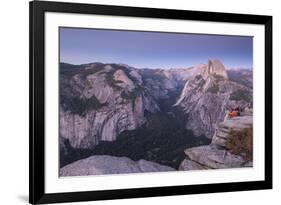 Half Dome and Yosemite Valley from Glacier Point, Yosemite National Park, California-Adam Burton-Framed Photographic Print