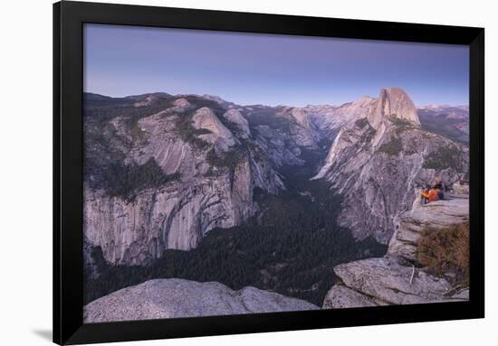 Half Dome and Yosemite Valley from Glacier Point, Yosemite National Park, California-Adam Burton-Framed Photographic Print