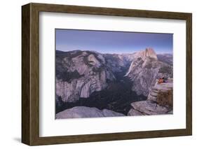 Half Dome and Yosemite Valley from Glacier Point, Yosemite National Park, California-Adam Burton-Framed Photographic Print