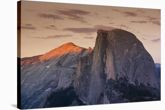 Half Dome at Sunset in Yosemite National Park in California's Sierra Nevada Mountain Range-Sergio Ballivian-Stretched Canvas