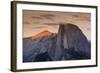 Half Dome at Sunset in Yosemite National Park in California's Sierra Nevada Mountain Range-Sergio Ballivian-Framed Photographic Print