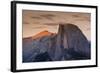 Half Dome at Sunset in Yosemite National Park in California's Sierra Nevada Mountain Range-Sergio Ballivian-Framed Photographic Print