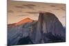 Half Dome at Sunset in Yosemite National Park in California's Sierra Nevada Mountain Range-Sergio Ballivian-Mounted Photographic Print