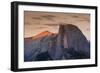 Half Dome at Sunset in Yosemite National Park in California's Sierra Nevada Mountain Range-Sergio Ballivian-Framed Photographic Print